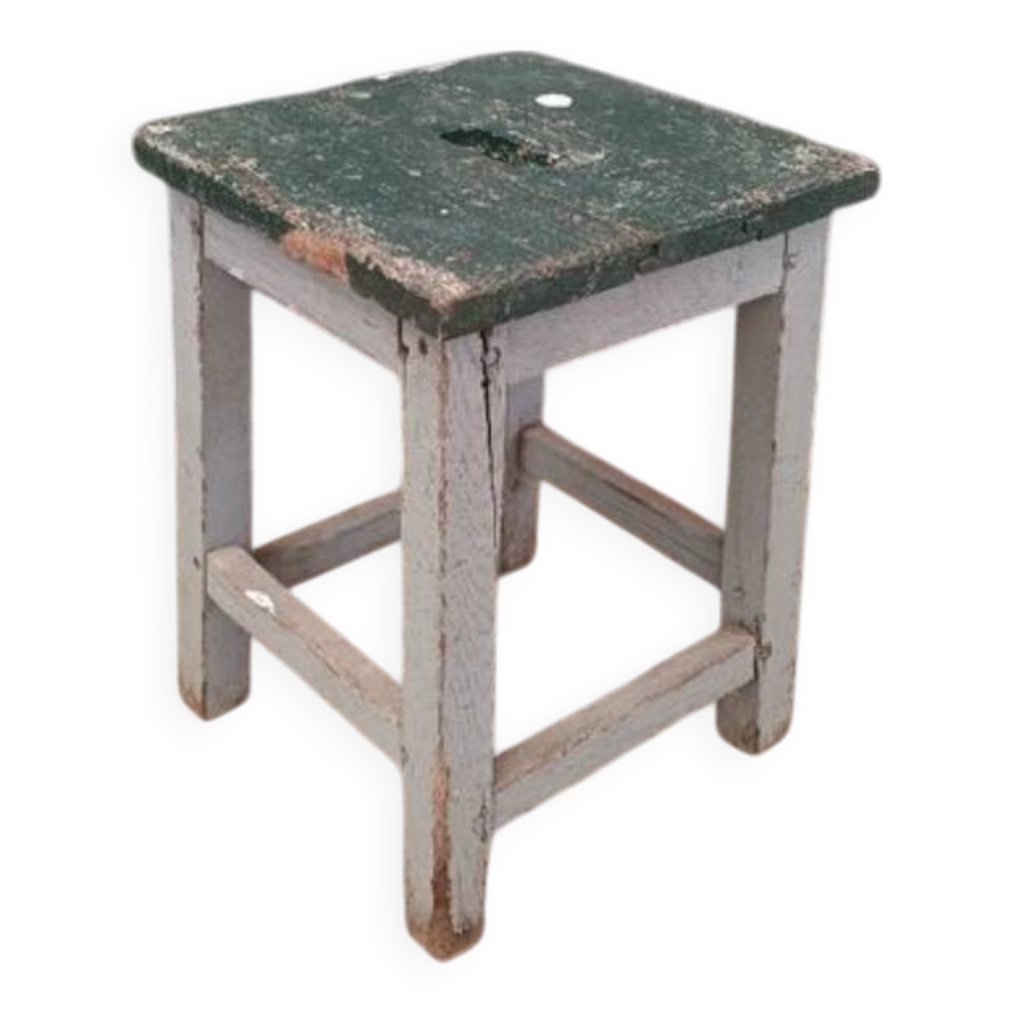 Tabouret de ferme - Tabouret atelier vintage