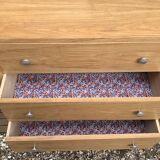 Commode art déco chêne brut