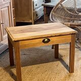 Table basse de ferme ancienne 1 tiroir
