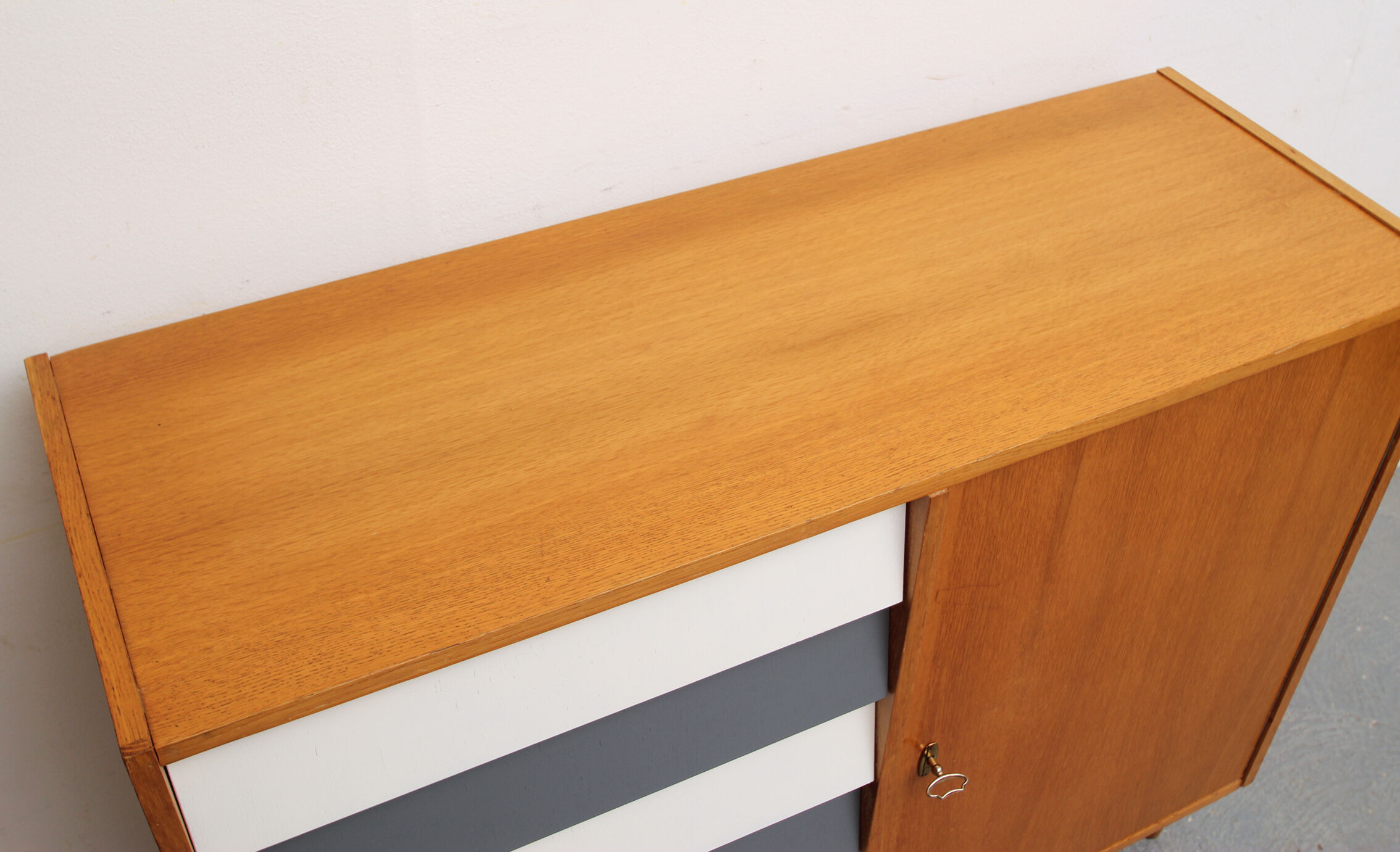 1950s commode in oak