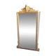 GRAND MIROIR BISEAUTE DORE AVEC TETE REF JE
