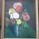 Oil painting, still life signed Bretagne.