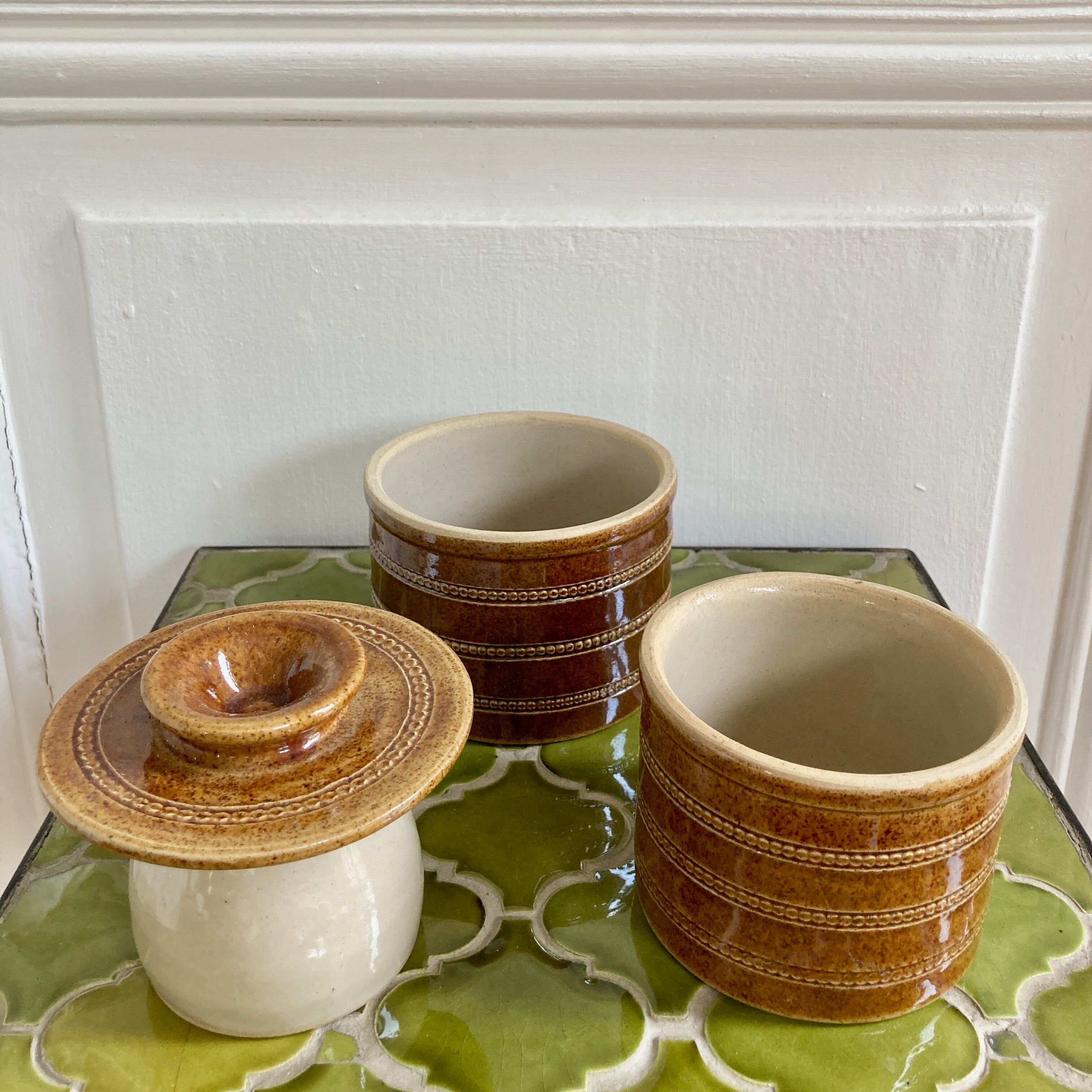 Butter ceramic pots
