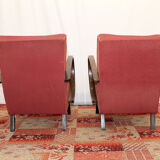 Pair of bentwood armchairs by jindřich halabala for up závody, 1950´s