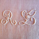 Damask napkins monograms