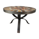 Round coffee table, ceramic 50s