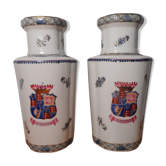 Pair of 19th century porcelain vases China East India Company