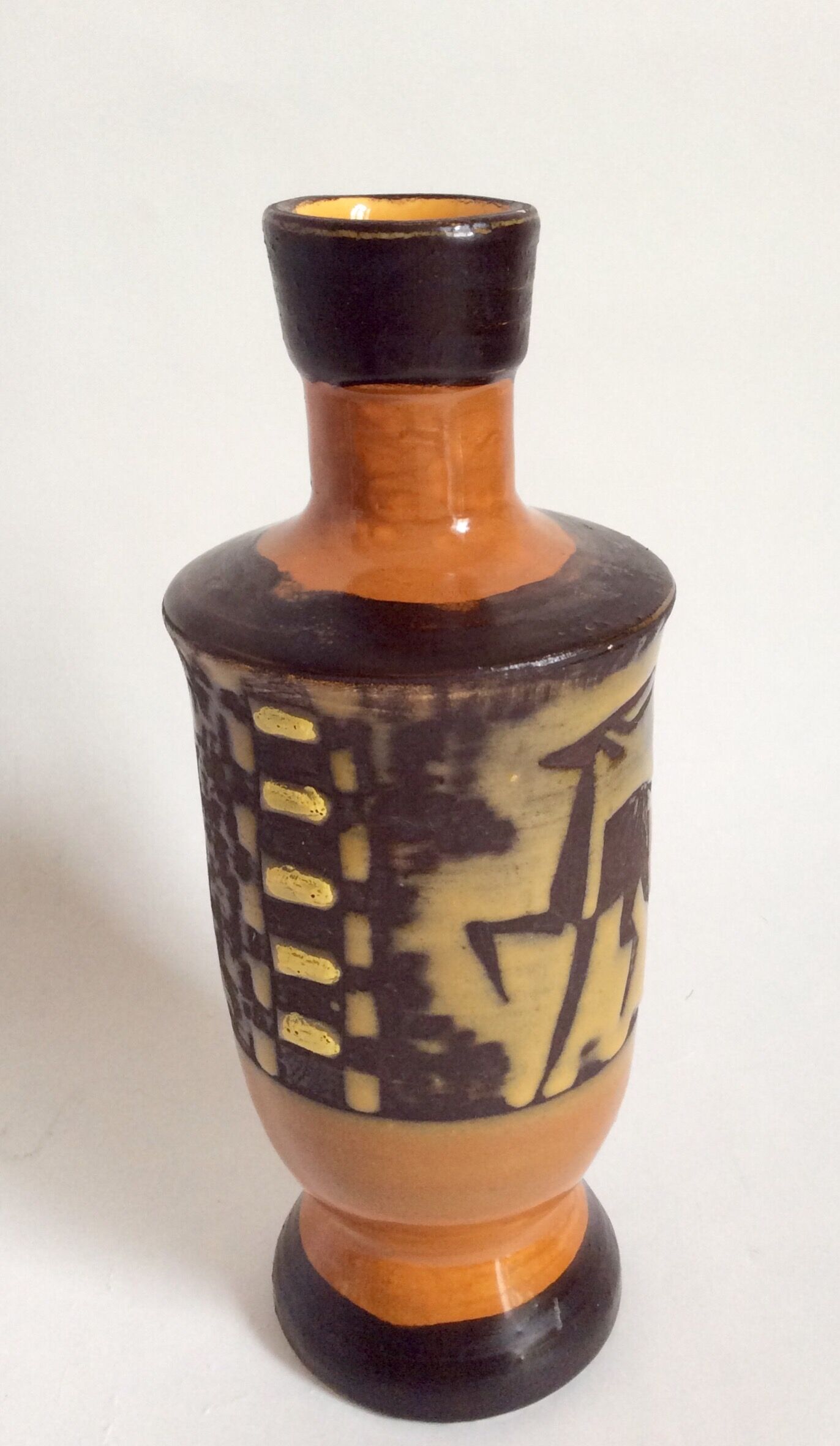 Vase en céramique Émile Masson Vallauris années 50