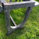 Old garden furniture in vintage stone