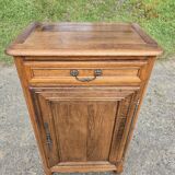 Solid oak jam jar