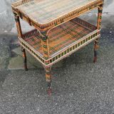 Vintage rattan service
