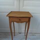 Bedside table from the 1900s, 1 drawer, waxed finish