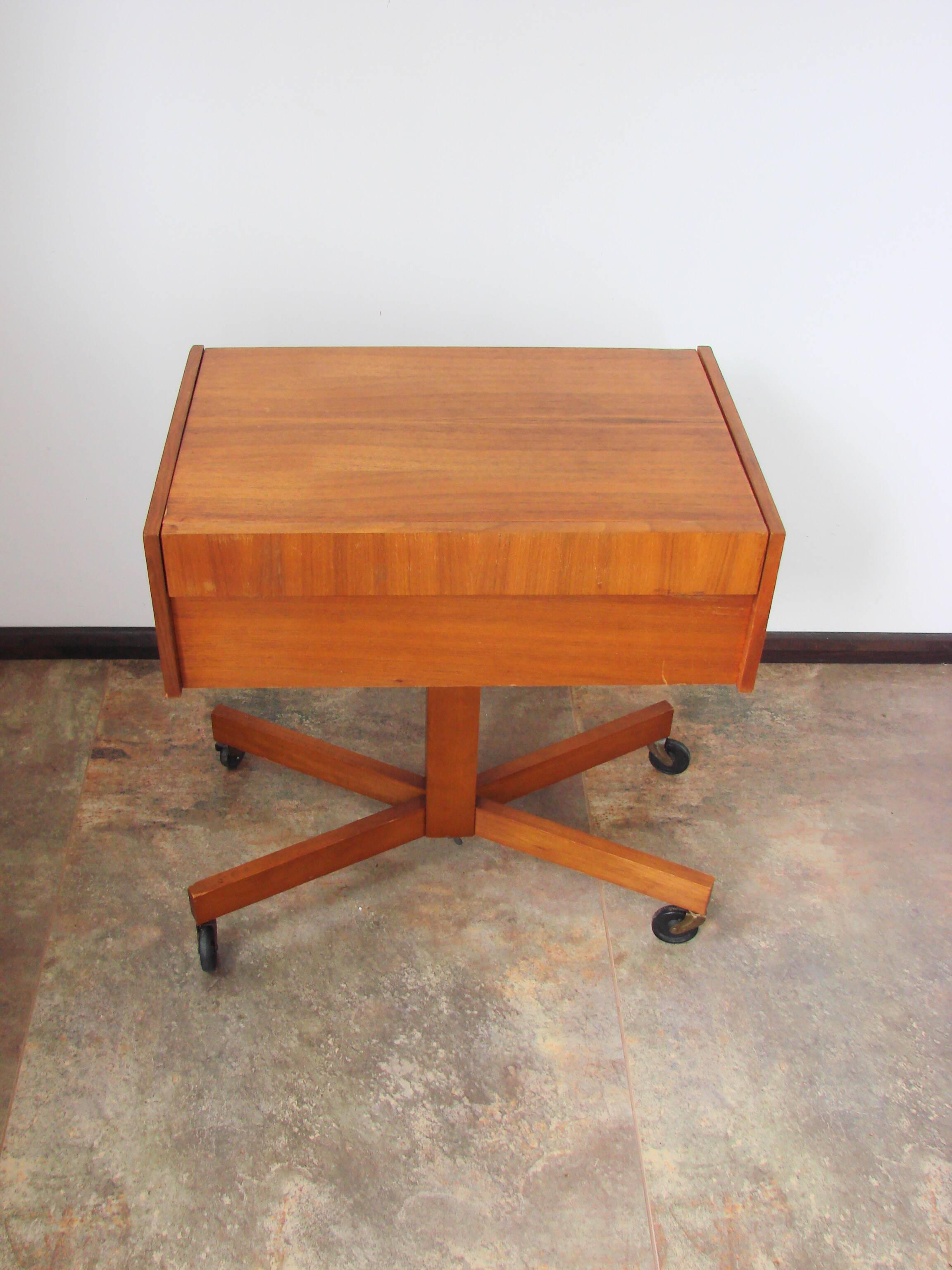 A small cabinet on castors, 1960s.