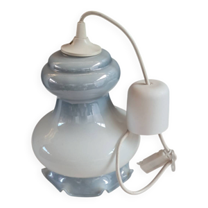 Suspension opaline bleu