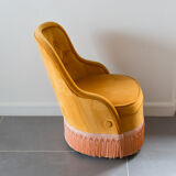 Apricot toad armchair