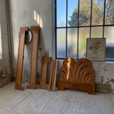 Lit 1 place « palmier » osier et rotin Vivai Del Sud