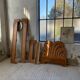 Bed 1 place "palm" wicker and rattan Vivai Del Sud