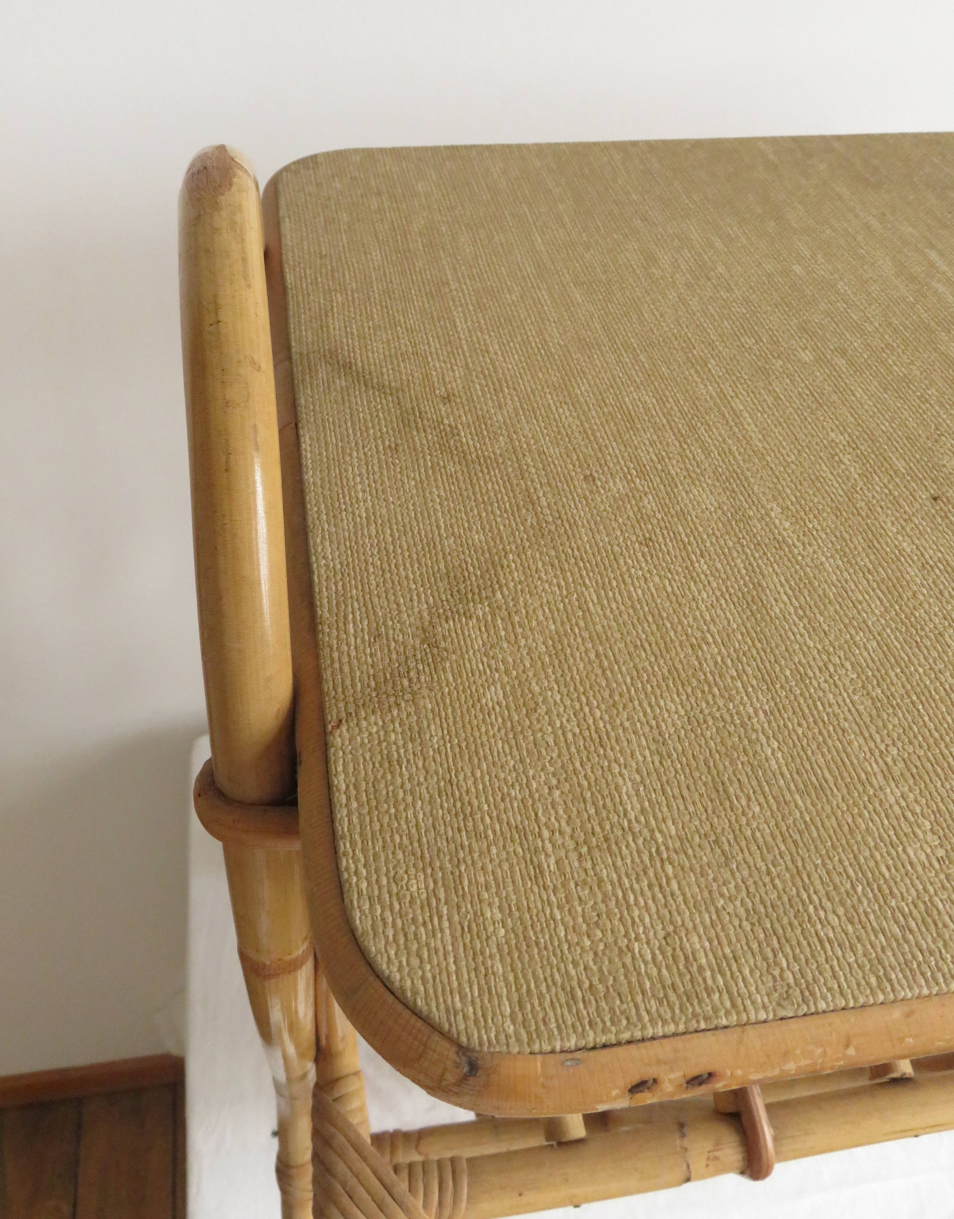 Bedside table and magazine rack wicker