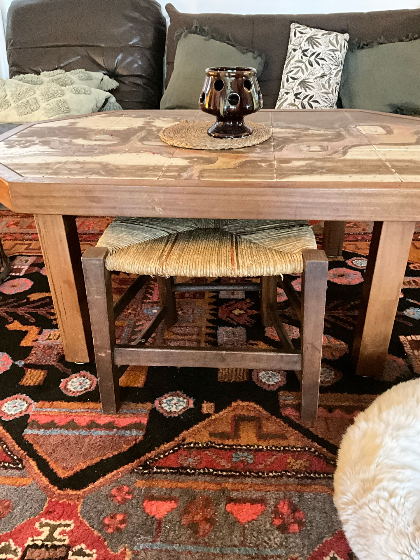 Straw stool
