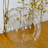 Jagged glass vase, vintage
