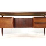 Hulmefa Pro-Pos executive desk - dutch mid century modern design in teak