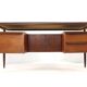 Hulmefa Pro-Pos executive desk - dutch mid century modern design in teak