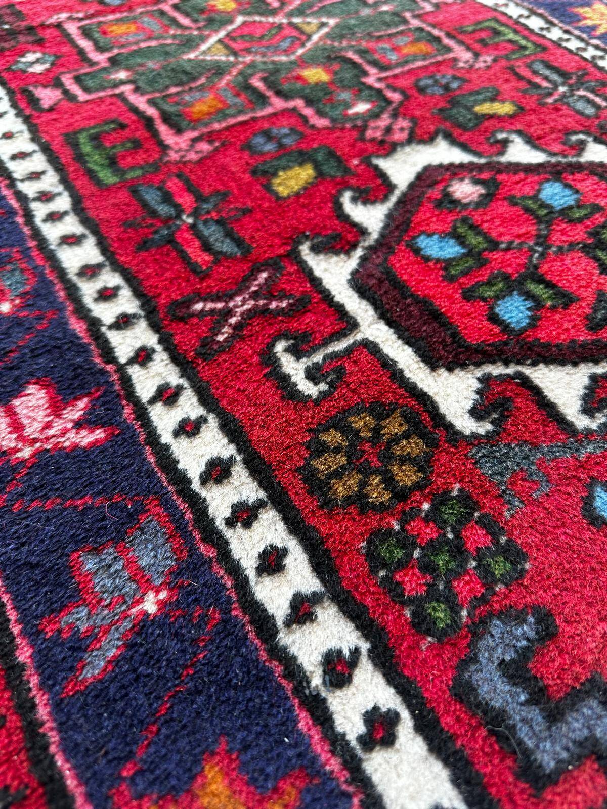 Handmade Persian rug 200cm x 65cm