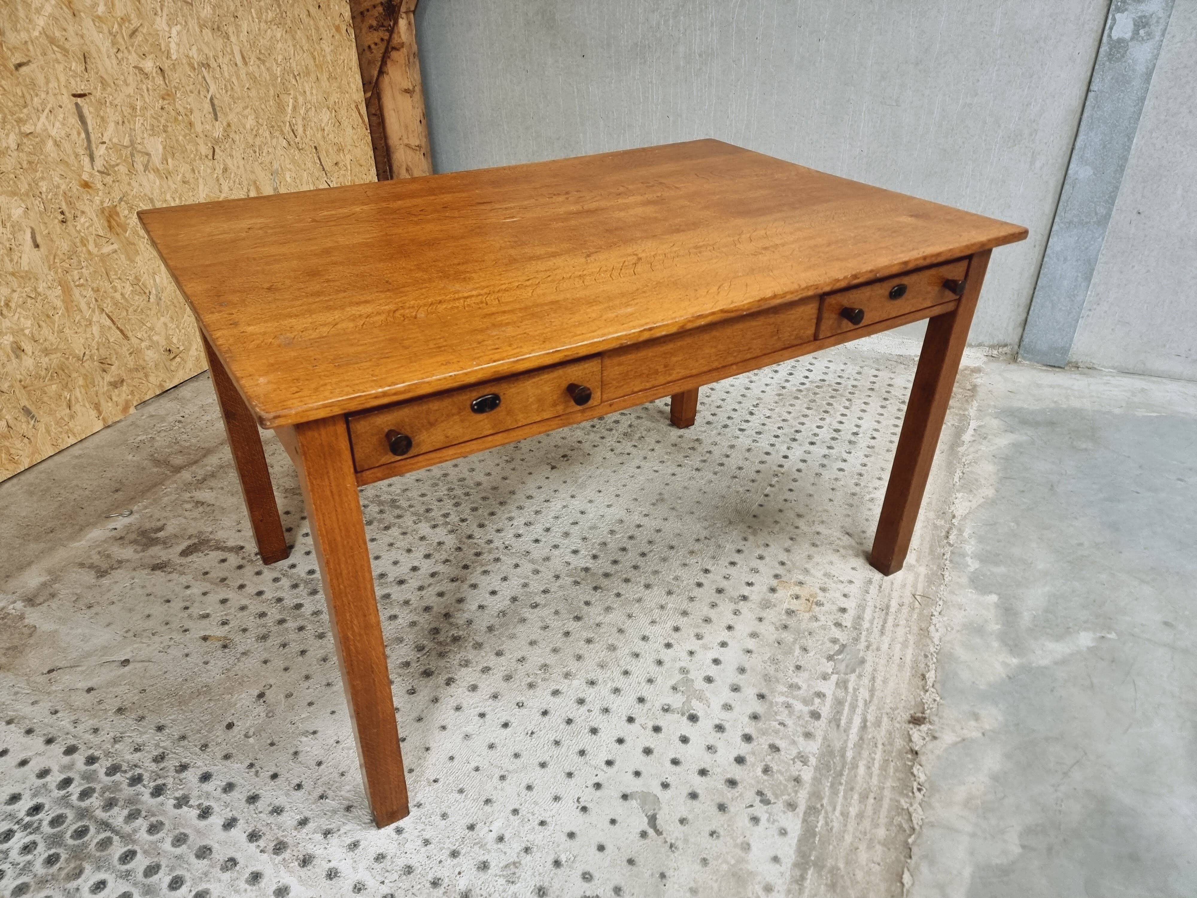 Antique table dining table Hague School oak