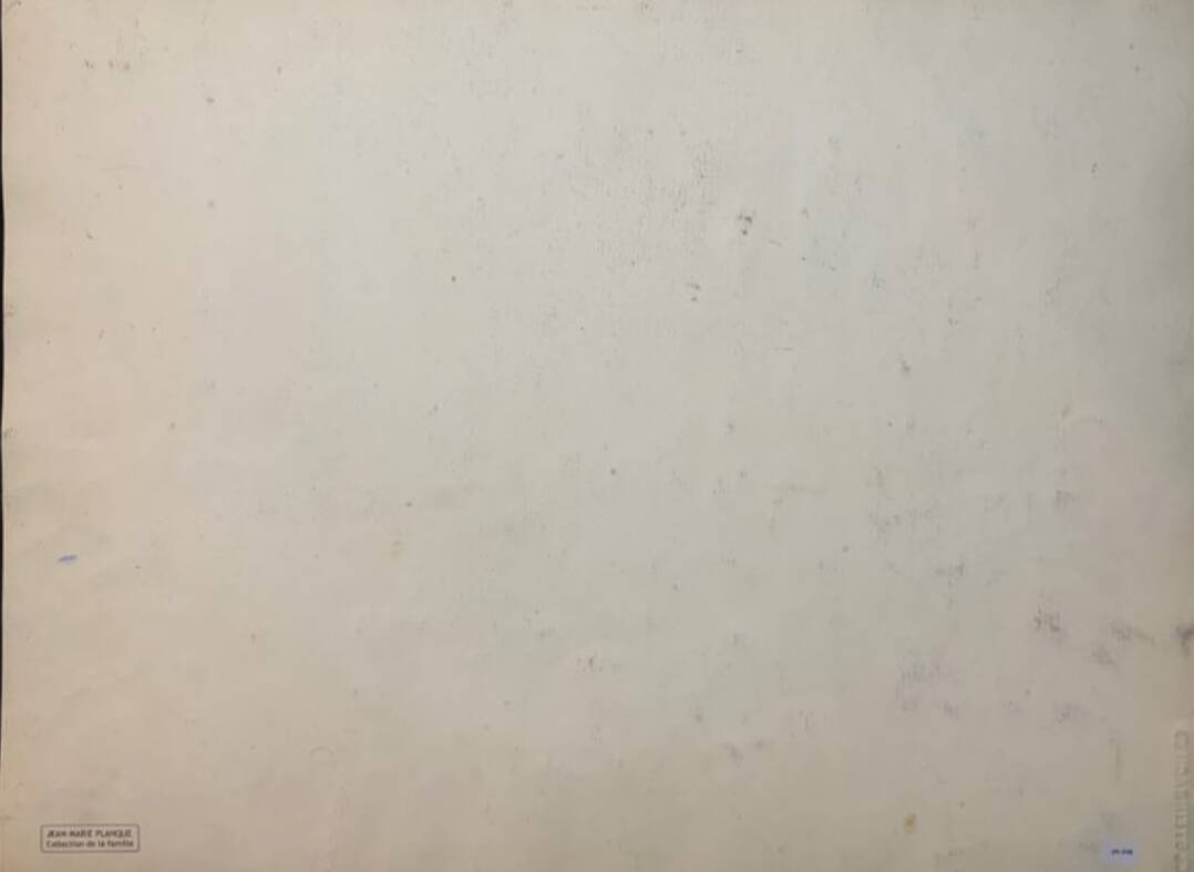Oil on abstract paper Jean-Marie Planque