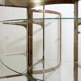 Large curved Showcase Cabinet - 1940s