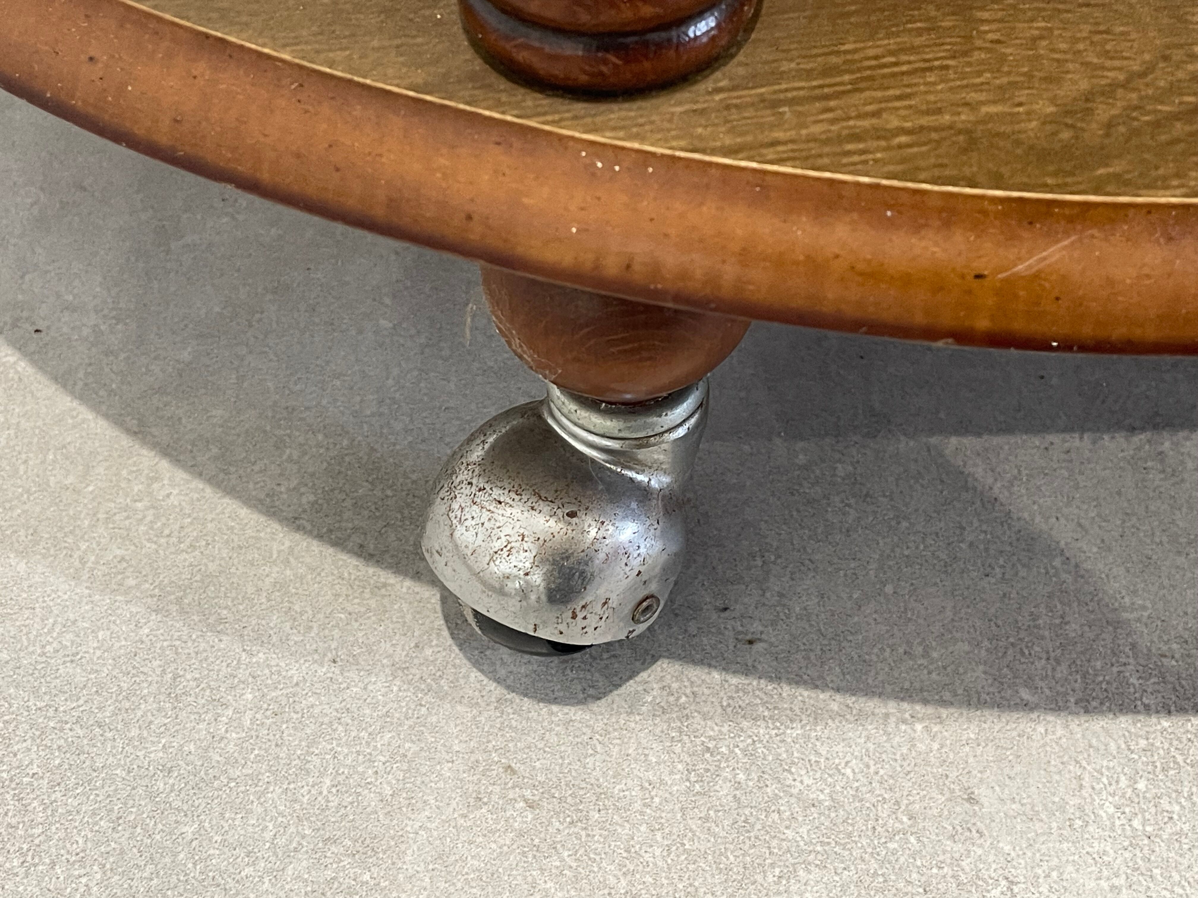 Vintage world map bar, globe