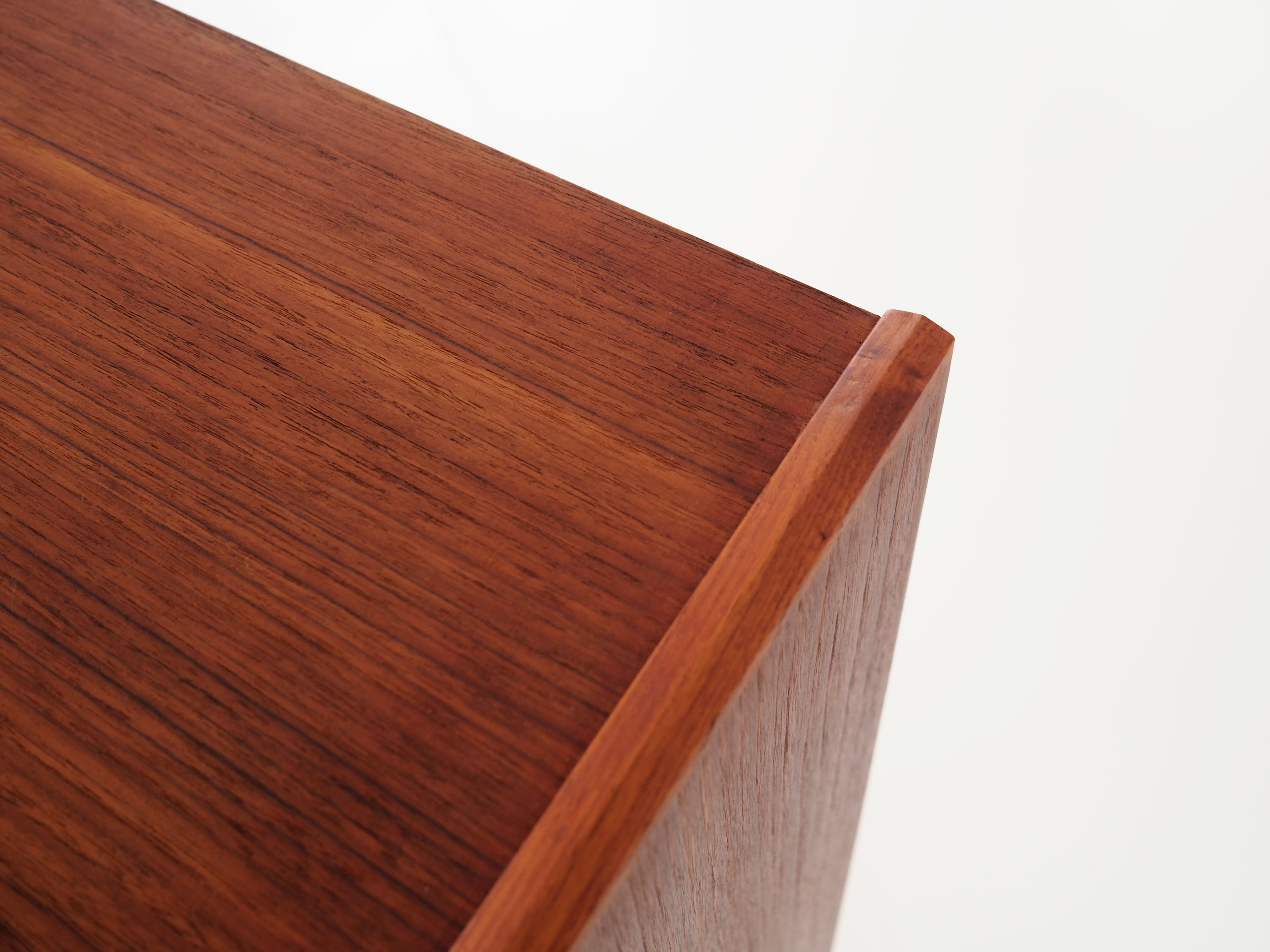 Teak highboard Danish design 1980s