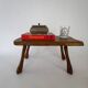 Mid-century oak side table