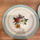 6 flat plates in half-porcelain Badonviller