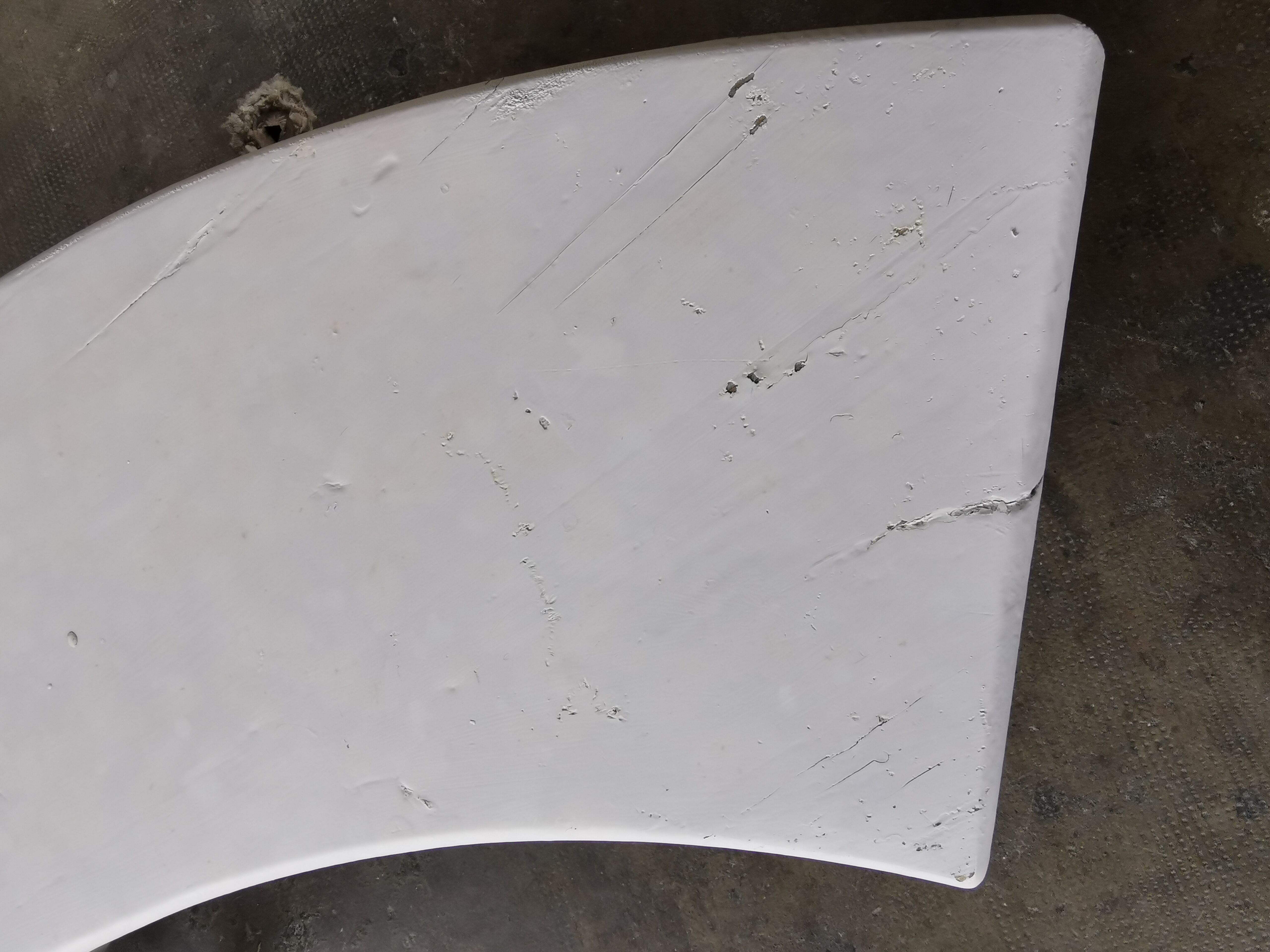 Pair of benches in white fir