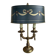 19th-century bouillotte lamp in solid bronze