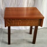 Teak bedside