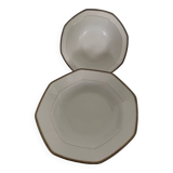 set of two porcelain dishes