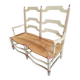 Radassier bench and its footrest - Provençal