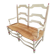 Radassier bench and its footrest - Provençal