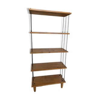 Wood and iron shelf