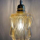 Vintage amber glass walker