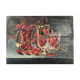 Oil on panel by sens-olive "the cherries ", 20th