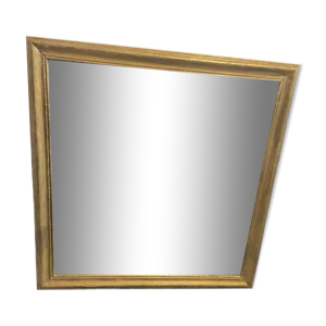 Miroir au mercure cadre bois