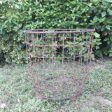Basket basket h58 d59cm industrial iron