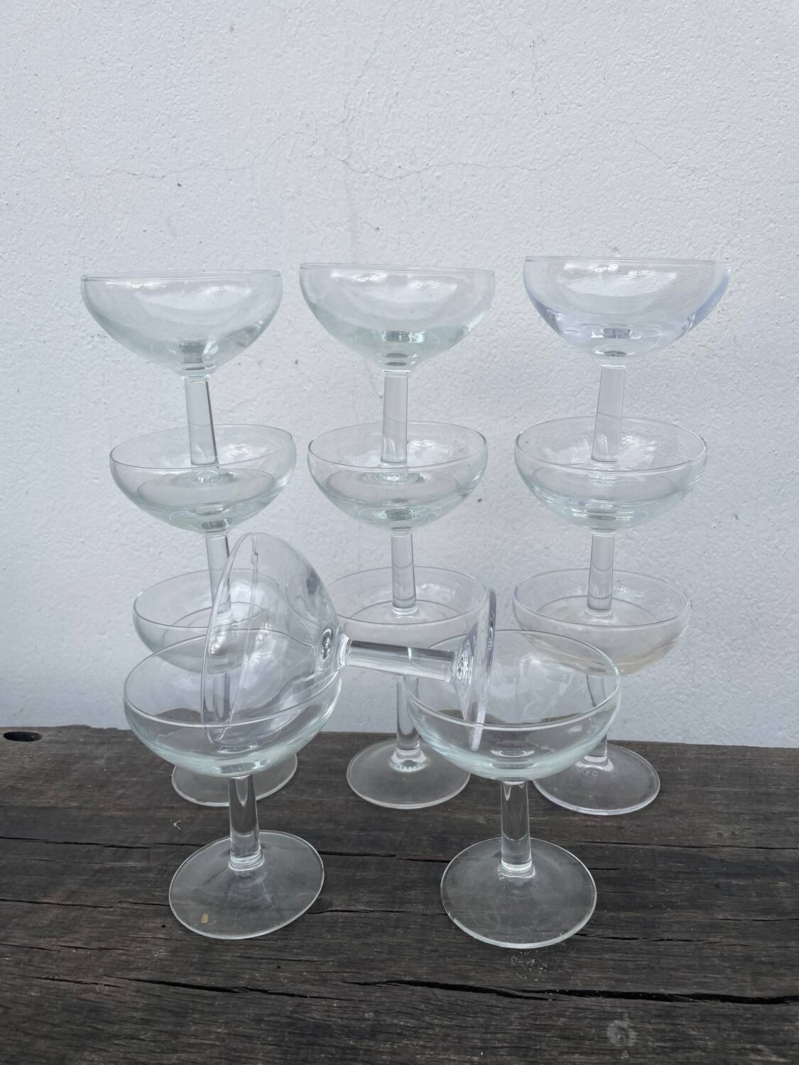 12 glass cups