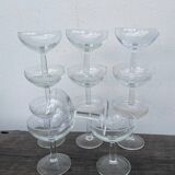 12 coupes en verre