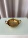 Vintage Solid Brass Catchall Bowl with Loop Handles, 1960s