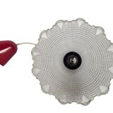 Erco Leuchten - Germany - pendant lamp - holophane style - Space Age - crys