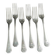 6 Christofle America forks numbered George V
